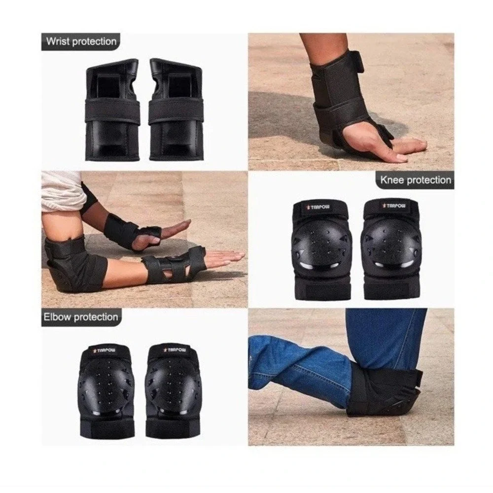 Knee Pads For Adult Elbows Pads Wrist Guards 3 In 1 Protective Sz L See Pic